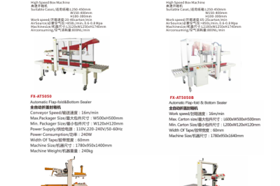 Box Opener & Sealing Machine